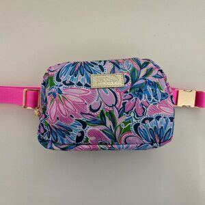 NWOT! Lilly Pulitzer GWP Belt Bag In Gecko Green Tiger Sunrise